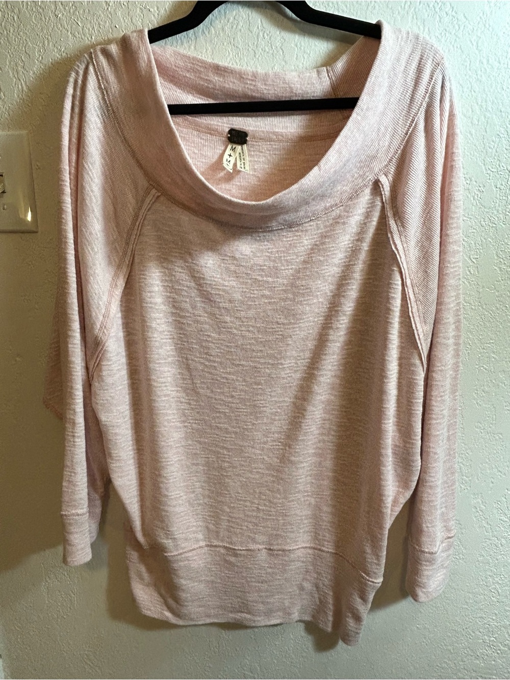 We The Free Free People Palisades Off Shoulder Knit Top Boho Festival Women’s M